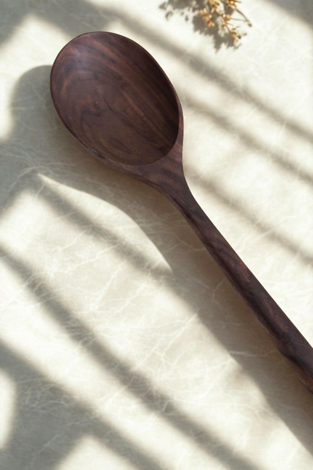 Large Walnut Handcrafted Wooden Spoon