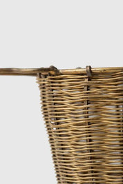 Woven Brass Tea Strainer with Handle
