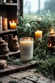 Aquarius Zodiac Candle | for the Celestial Visionary