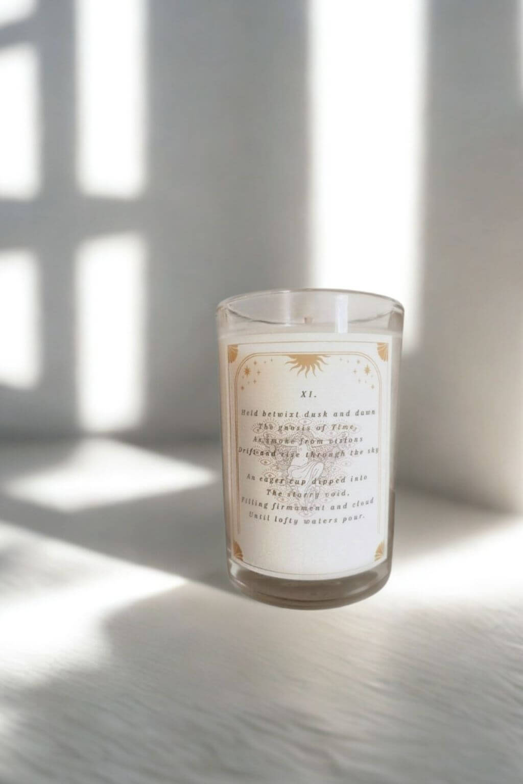 Aquarius Zodiac Candle | for the Celestial Visionary