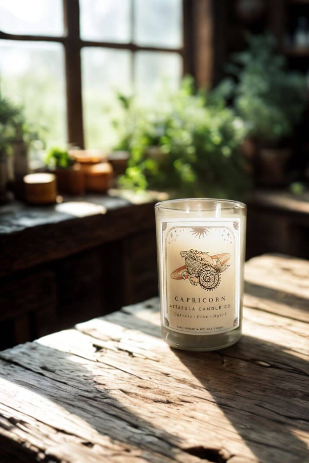 Capricorn Zodiac Candle | for the Steadfast Soul