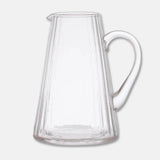 Ribbed Glass Pitcher