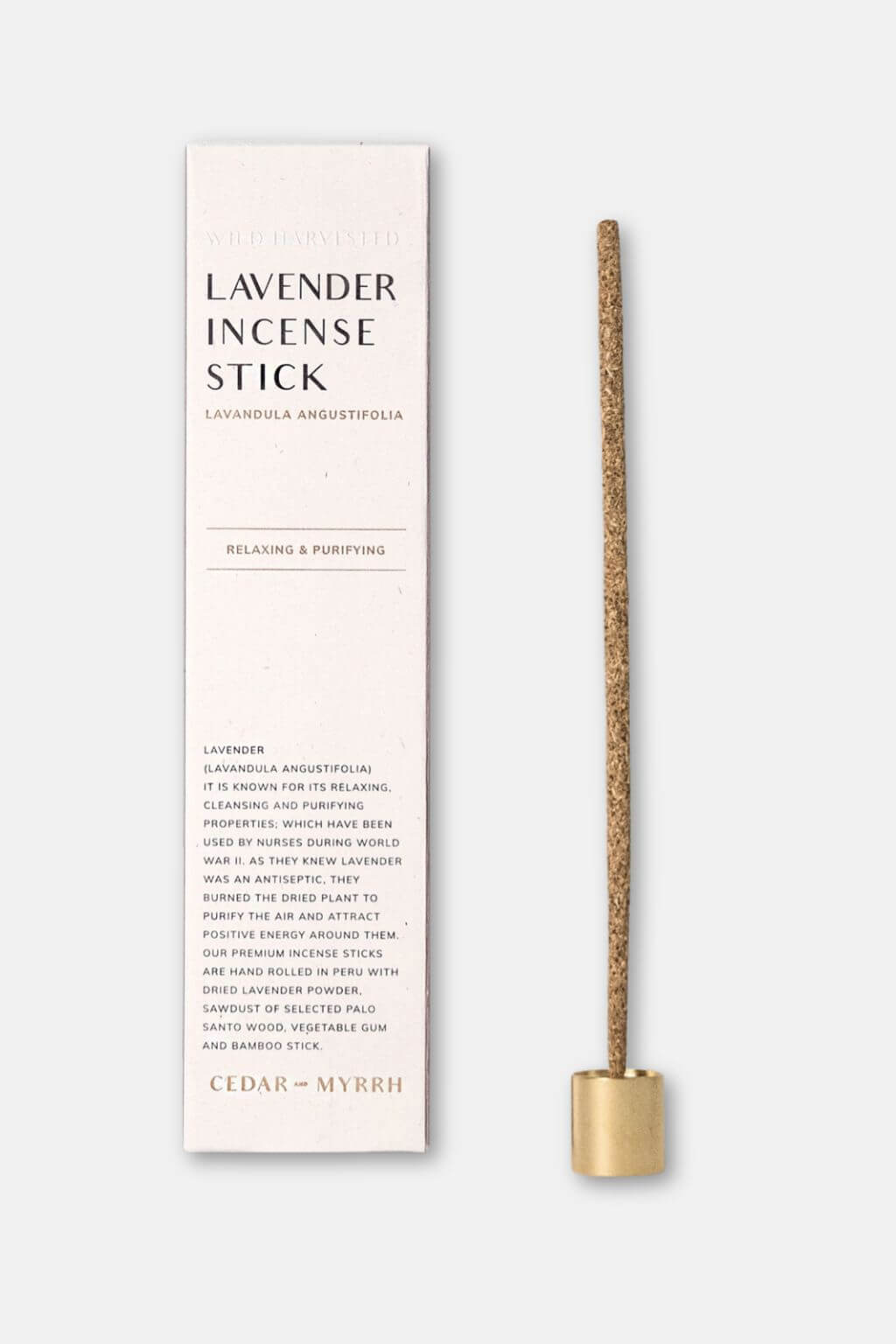 Lavender Flower Hand Rolled Incense Sticks