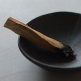 Burning Ritual Raw Black Clay Smudge Bowl