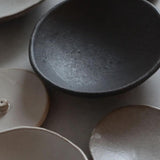 Burning Ritual Raw Black Clay Smudge Bowl