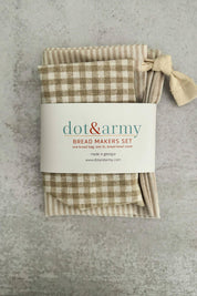 Gingham + Stripe Bread Makers Set