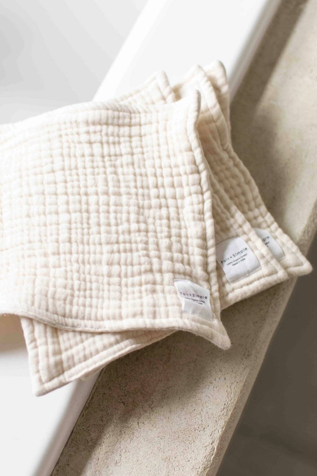 Organic Fair Trade Washcloths, set/4