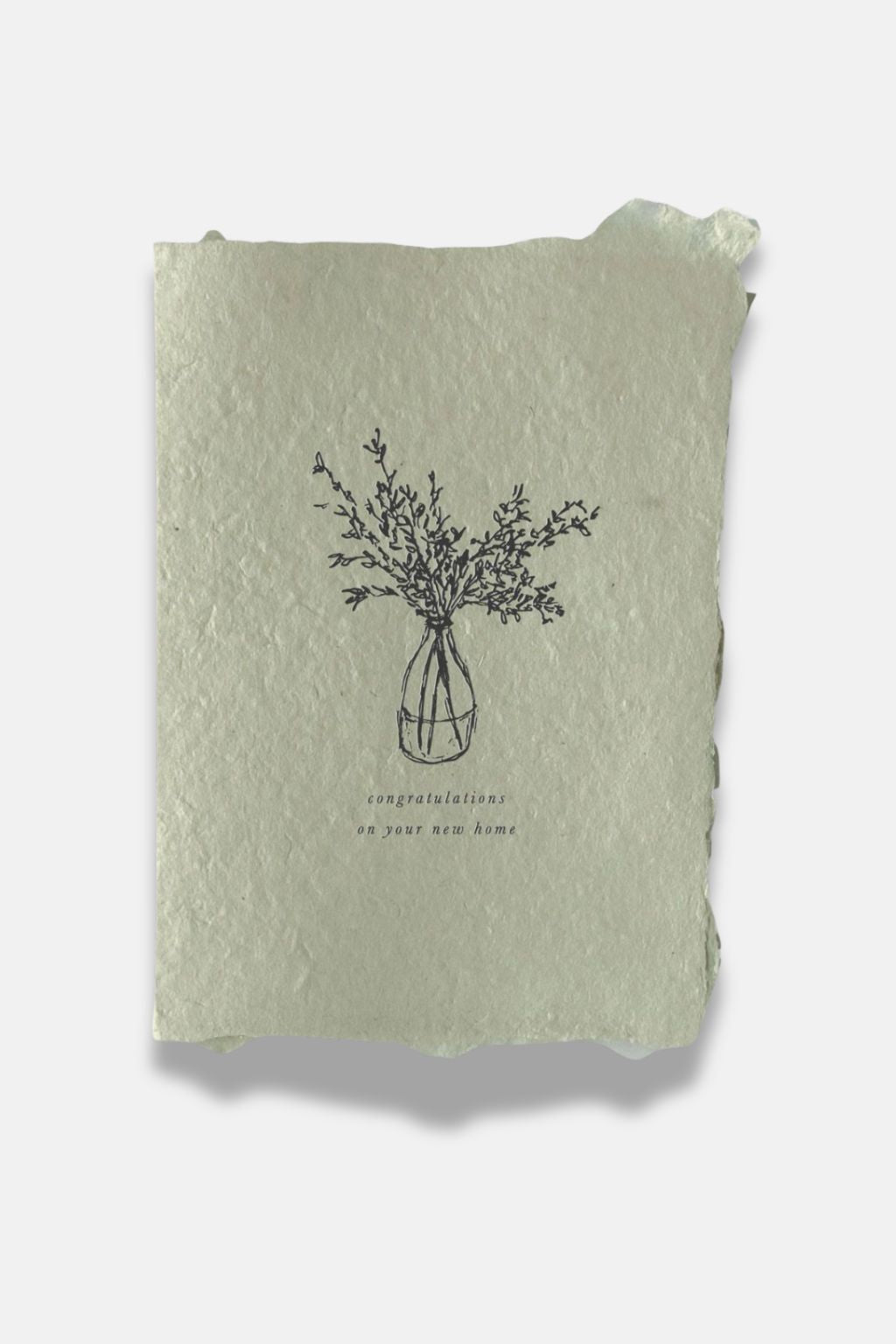 New Home | Handmade Paper Card