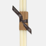Everyday Beeswax Cream 12" Taper Candles