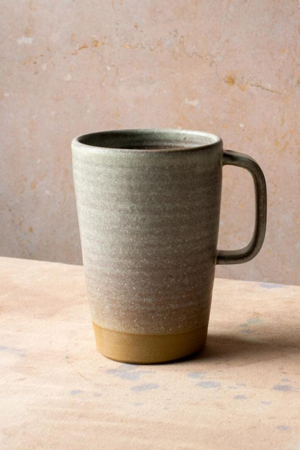 Handcrafted Ceramic Latte Mug, Sandstone