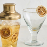 Petite Pebbled Glass Cocktail Shaker
