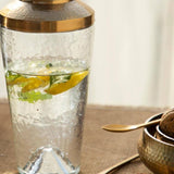 Pebbled Glass Cocktail Shaker