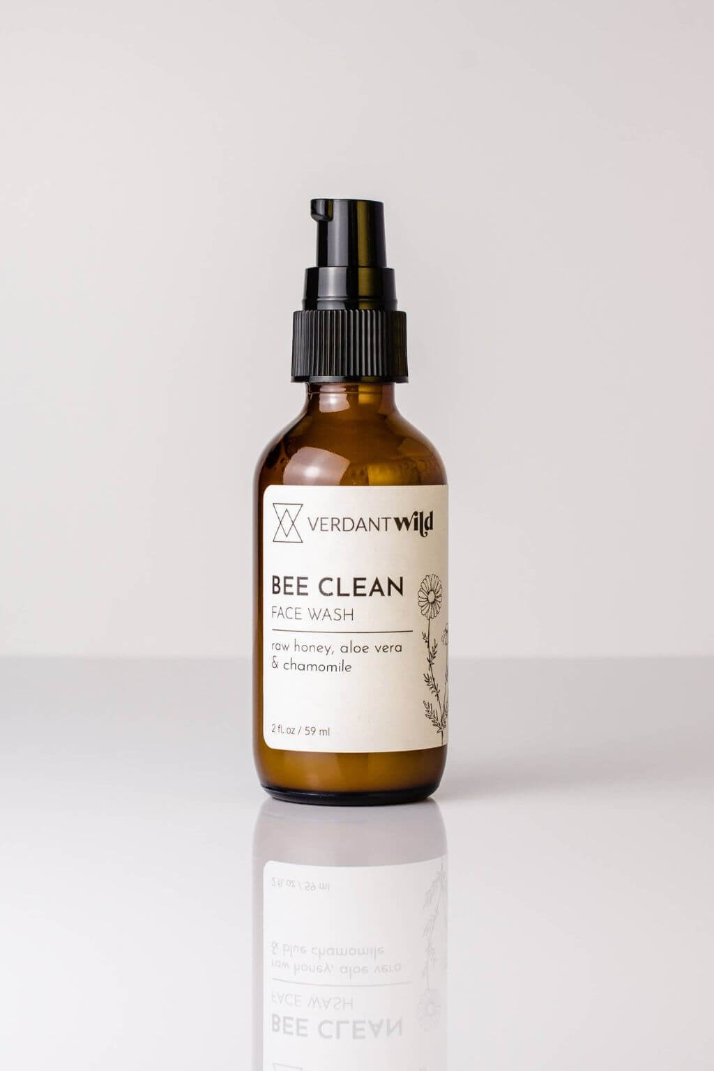 BEE CLEAN Face Wash | Raw Honey, Aloe Vera + Chamomile