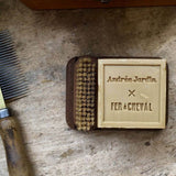 French Heritage Gift Set | Marseille Soap, Ash Nail Brush + Soap Dish Andree Jardin x Fer a Cheval