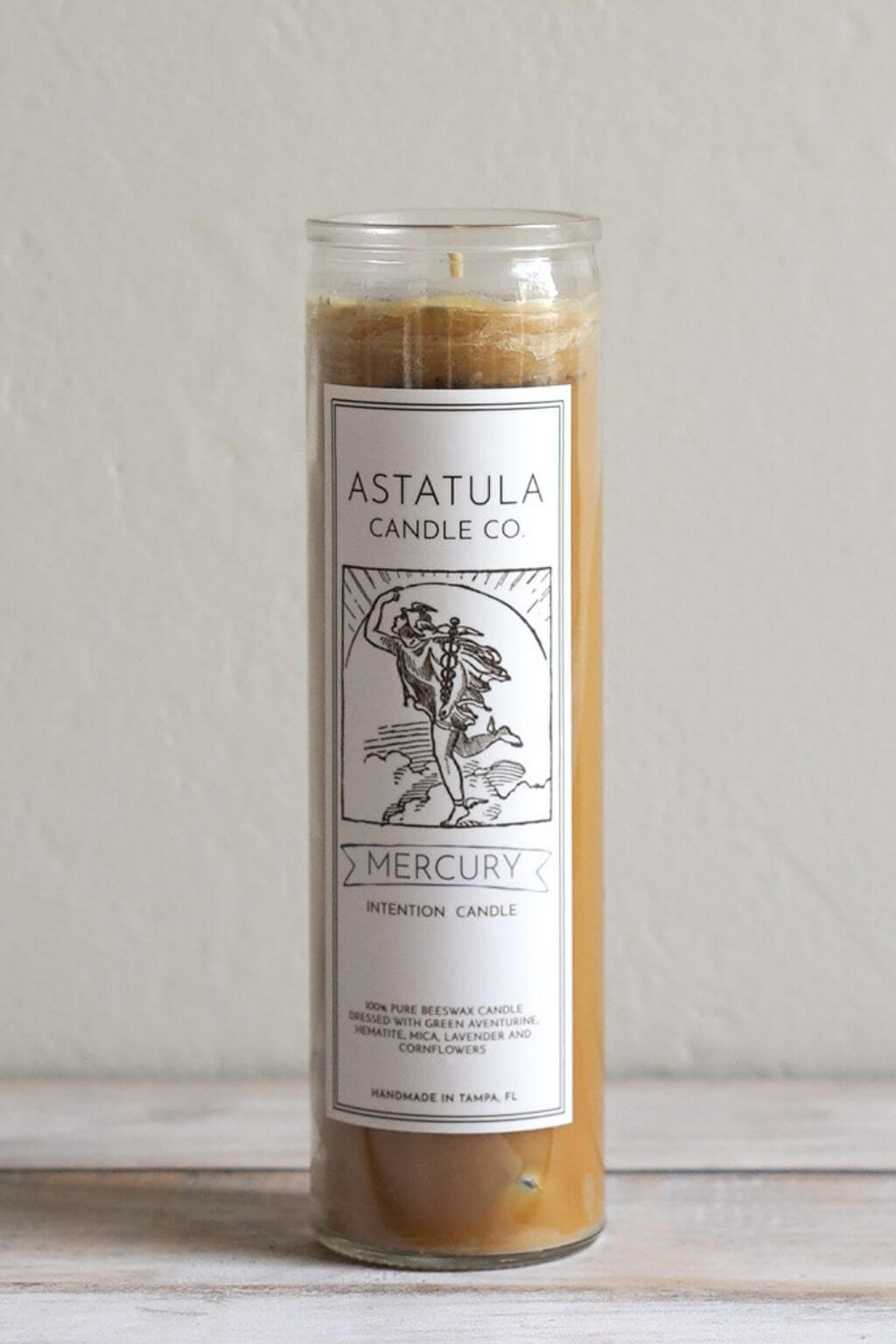 Beeswax Mercury Intention Meditation Candle Astatula Candle Co.