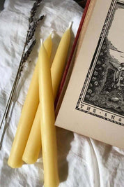 Hand Dipped Beeswax Taper Candles Astatula Candle Co.