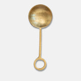 Gold Finish Hammered Spoon