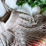 Filt Genuine French Market Bag | Beige String Net Shopper
