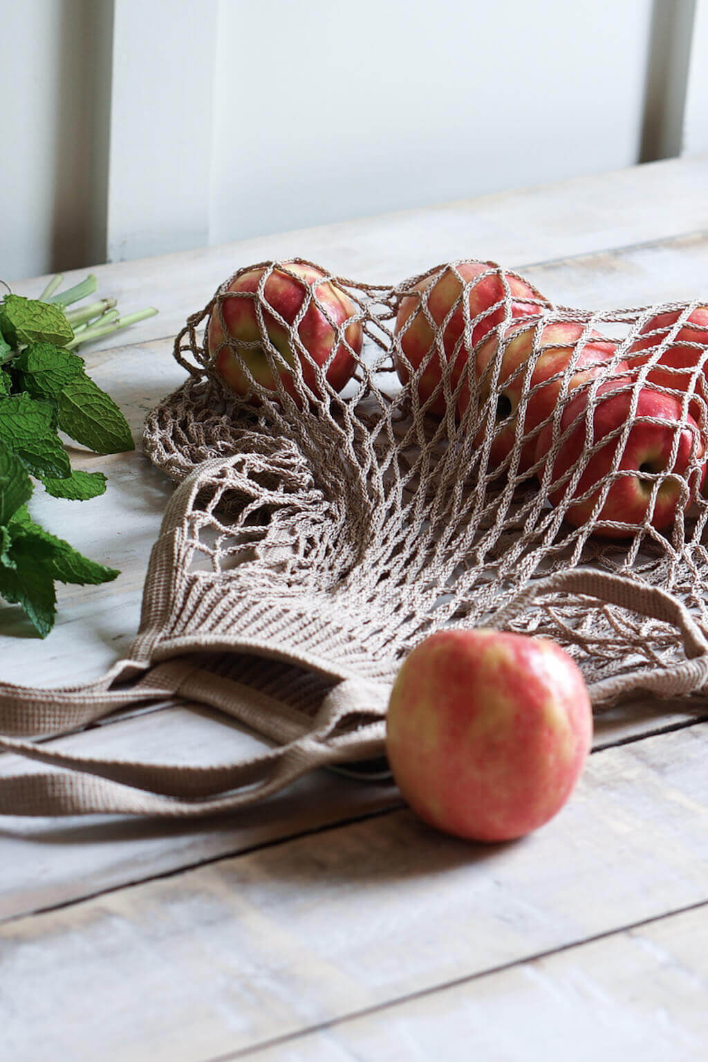 Filt Genuine French Market Bag | Beige String Net Shopper