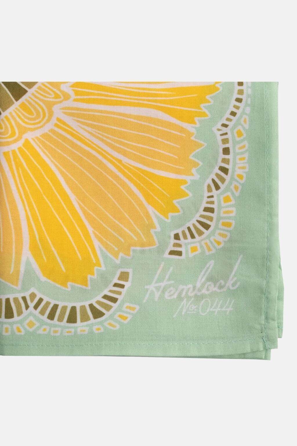 Hazel Bandana | a Garland of Yellow Posies