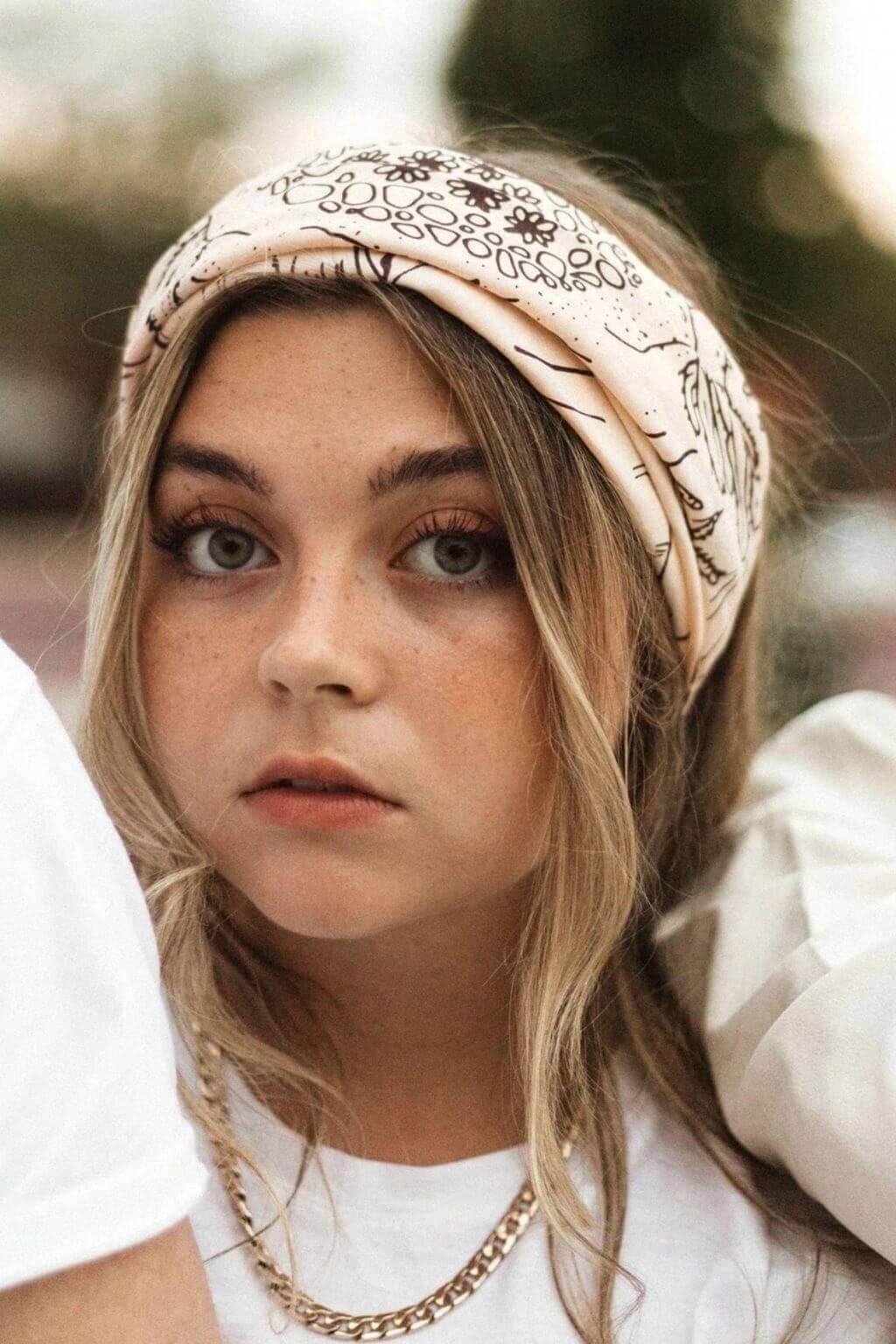 Ivory Desert Bandana | Cactus + Mountains
