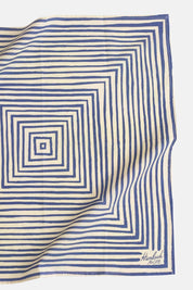 Sammie Bleu Bandana | Cool Blue Mod Stripes