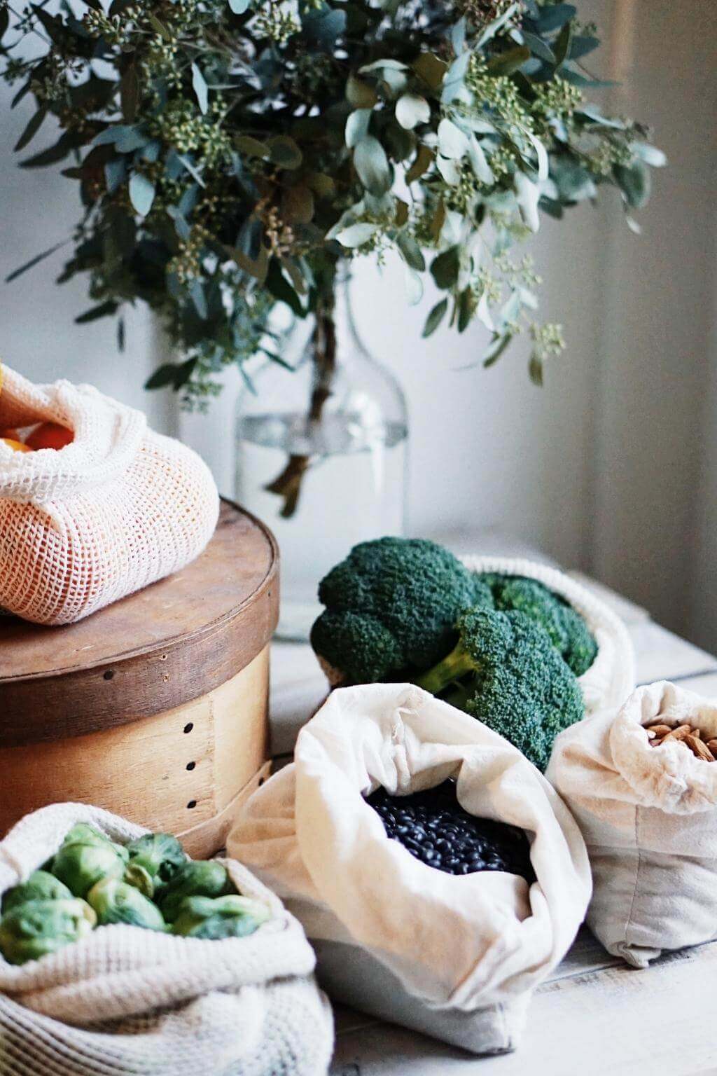 Organic Cotton Produce Bulk Bags 3pc Set