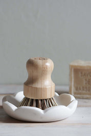 Belle de Provence Scalloped Marble Soap Dish