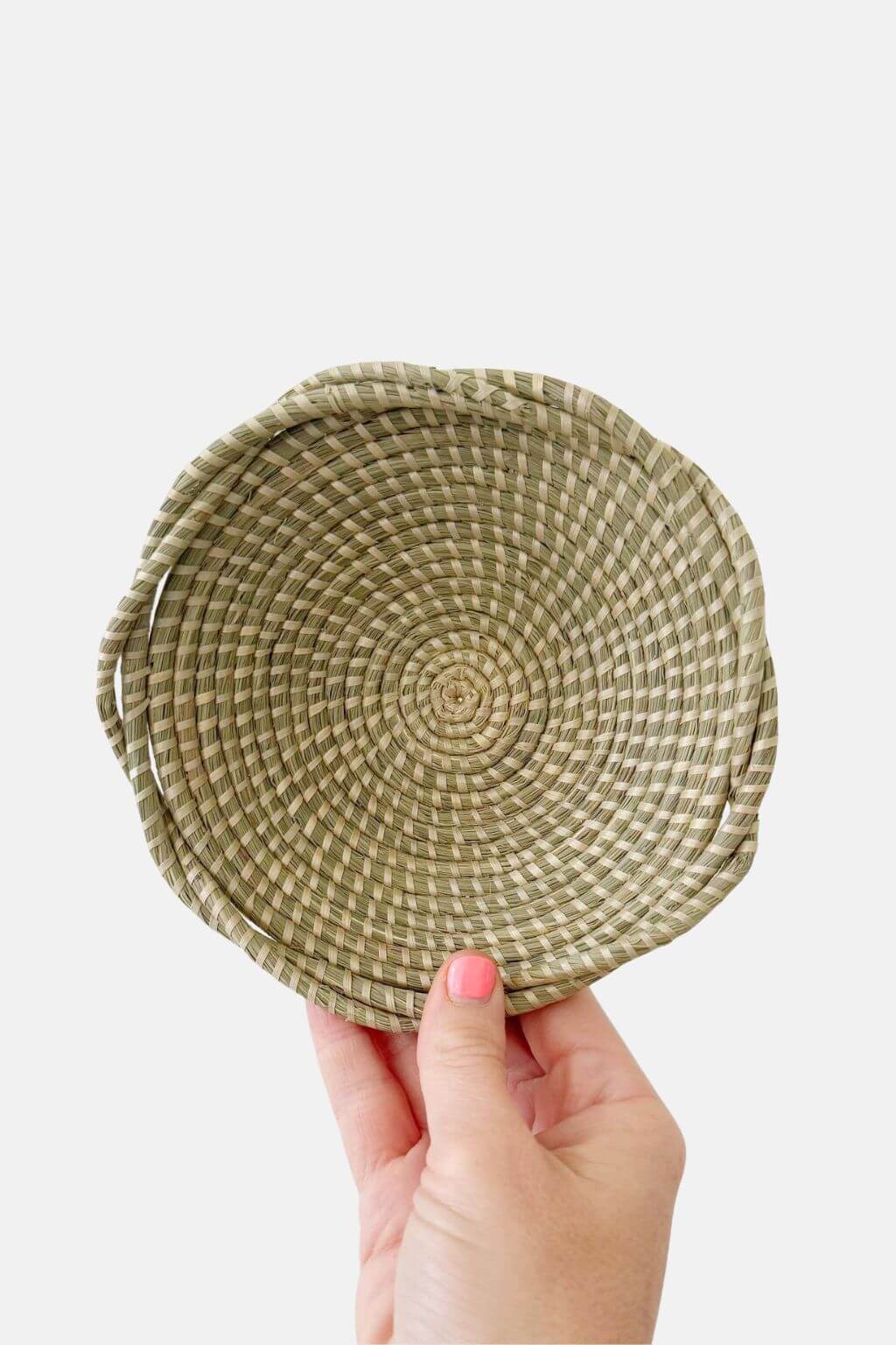 Petite Twisted Sweetgrass Basket | Fair Trade + Handwoven