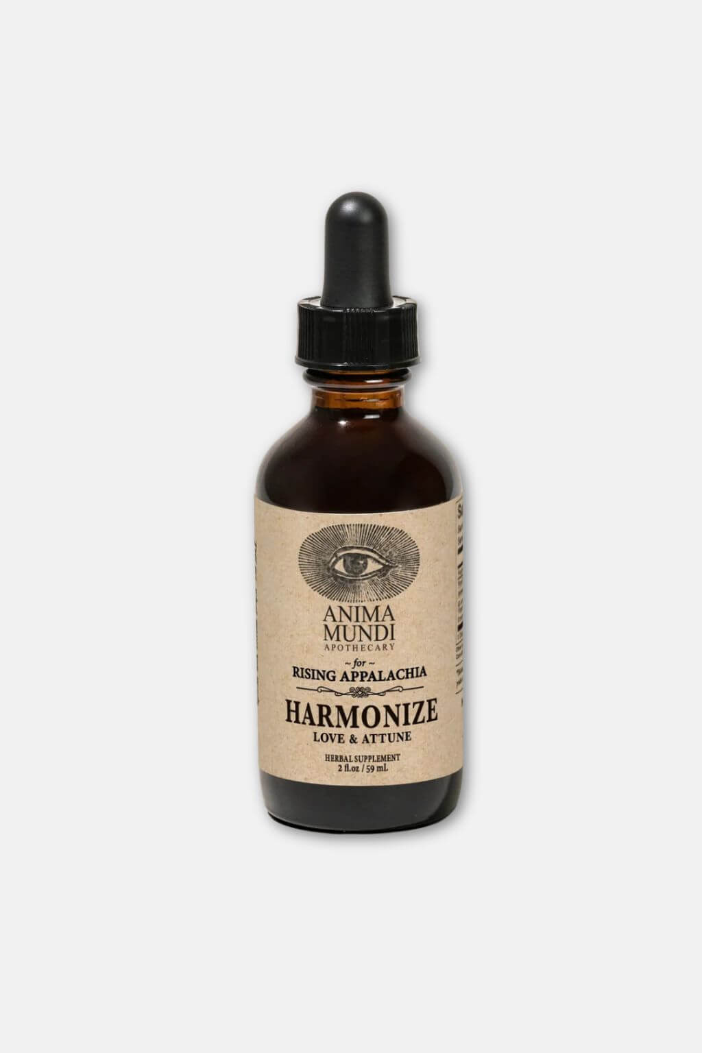 Bottle of Anima Mundi Harmonize on a white background