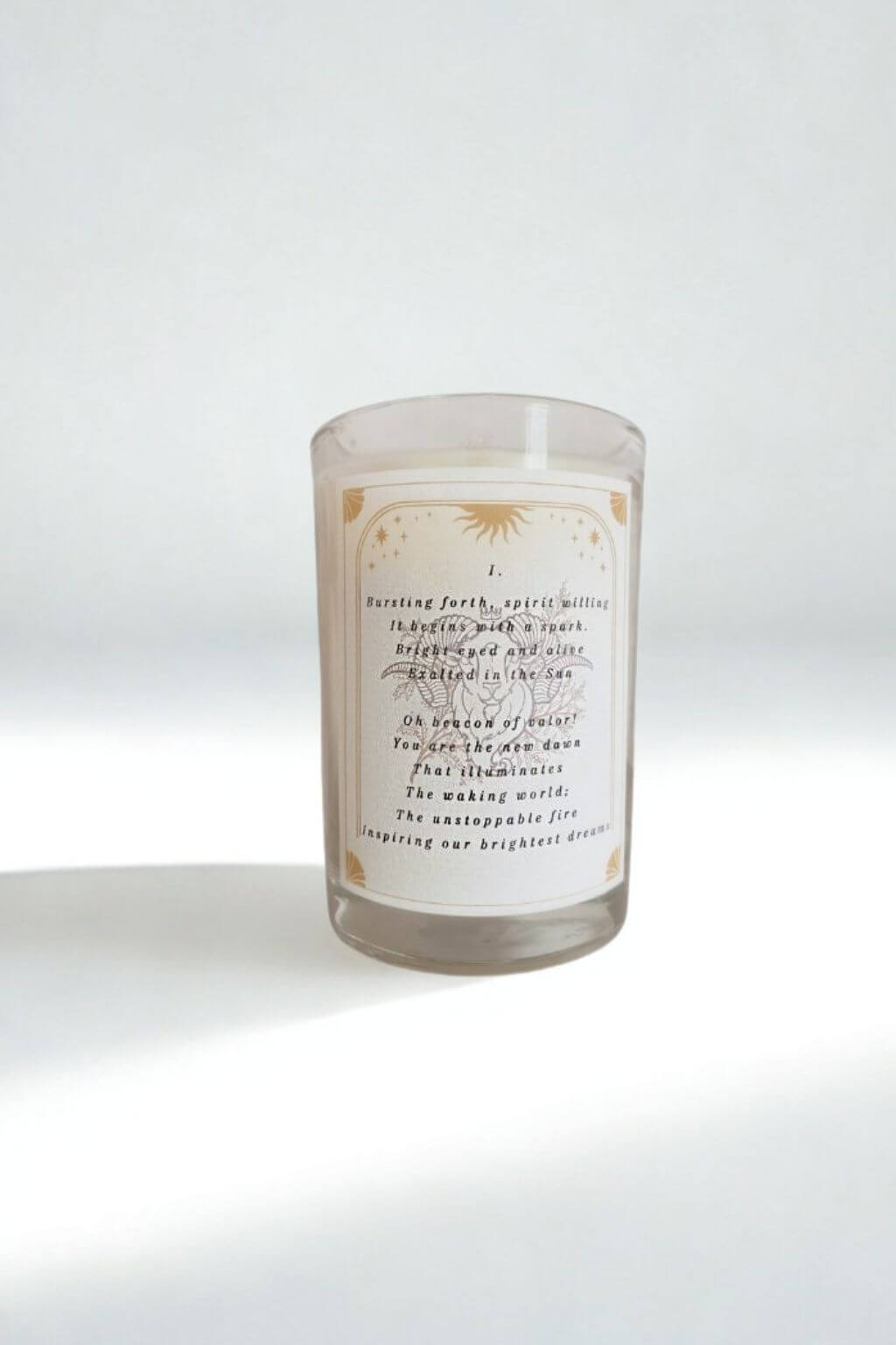 Aries Zodiac Candle | for the Fierce and Fearless Flame