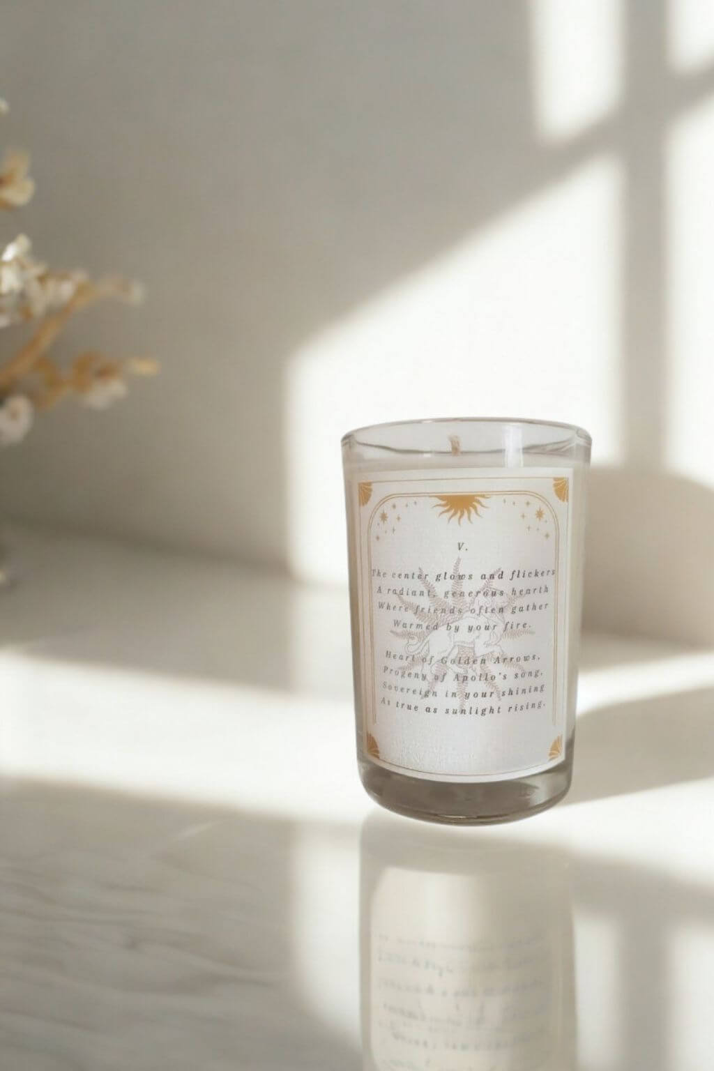 Leo Zodiac Candle | for the Golden Soul + Radiant Heart