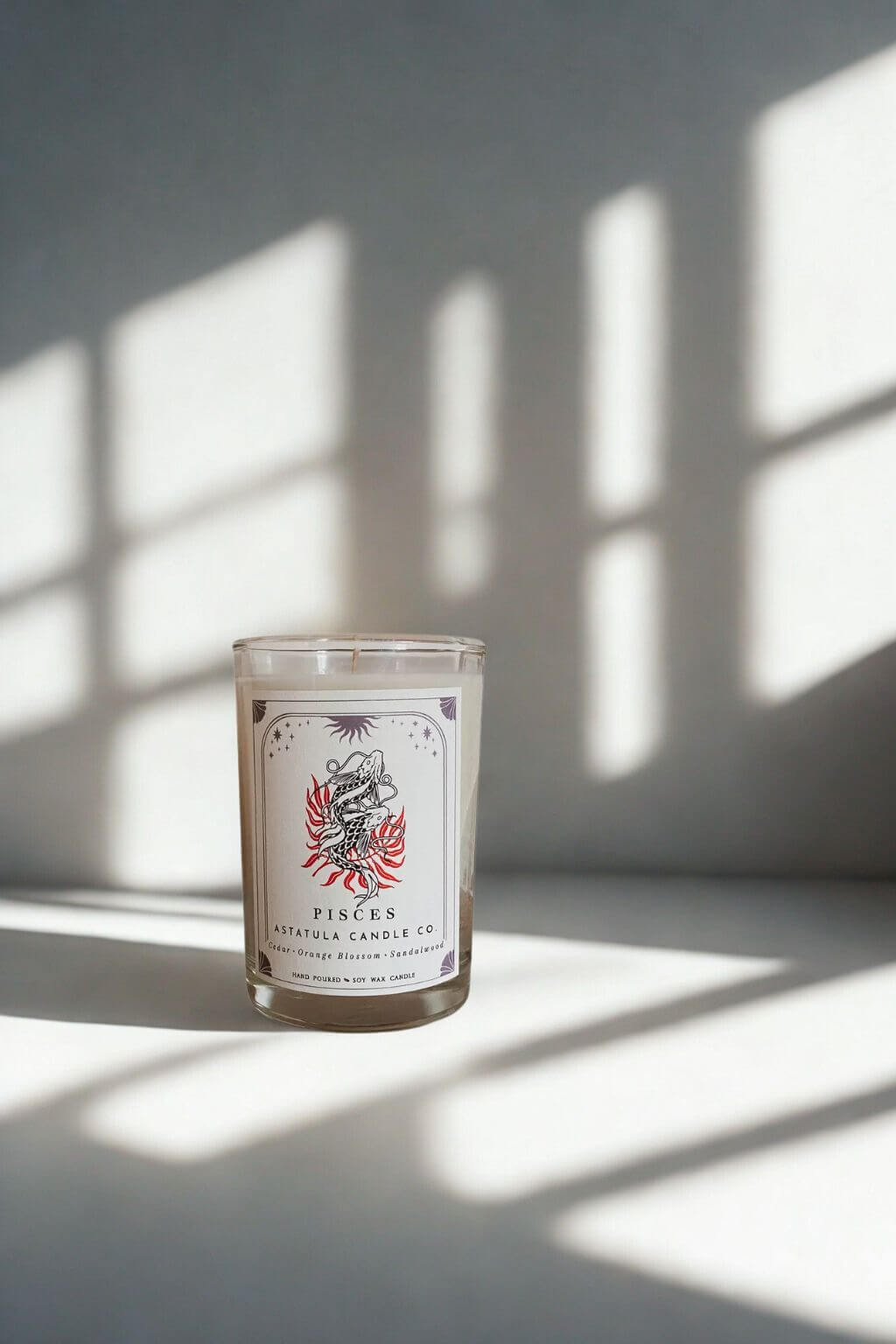 Pisces Zodiac Candle | for the Dreamer, the Mystic, the Tidewalker