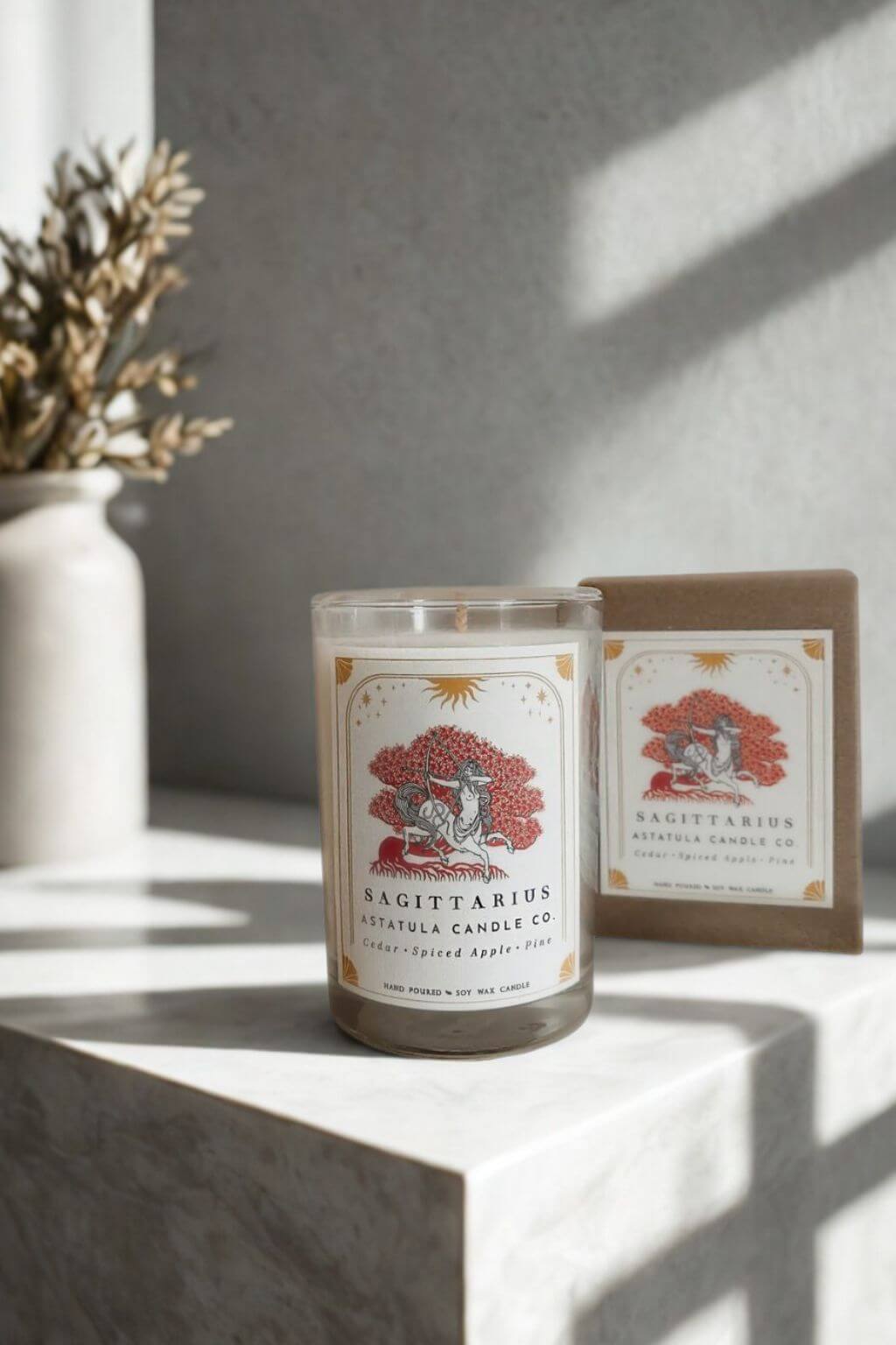 Sagittarius Zodiac Candle | for the Wanderer and the Wild-Hearted