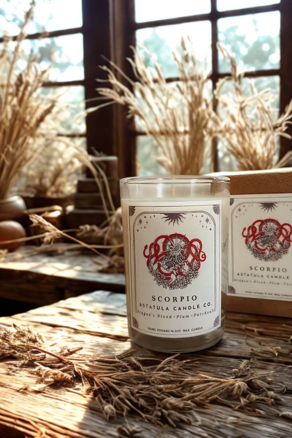 Scorpio Zodiac Candle | for the Alchemist of Shadow + Depth