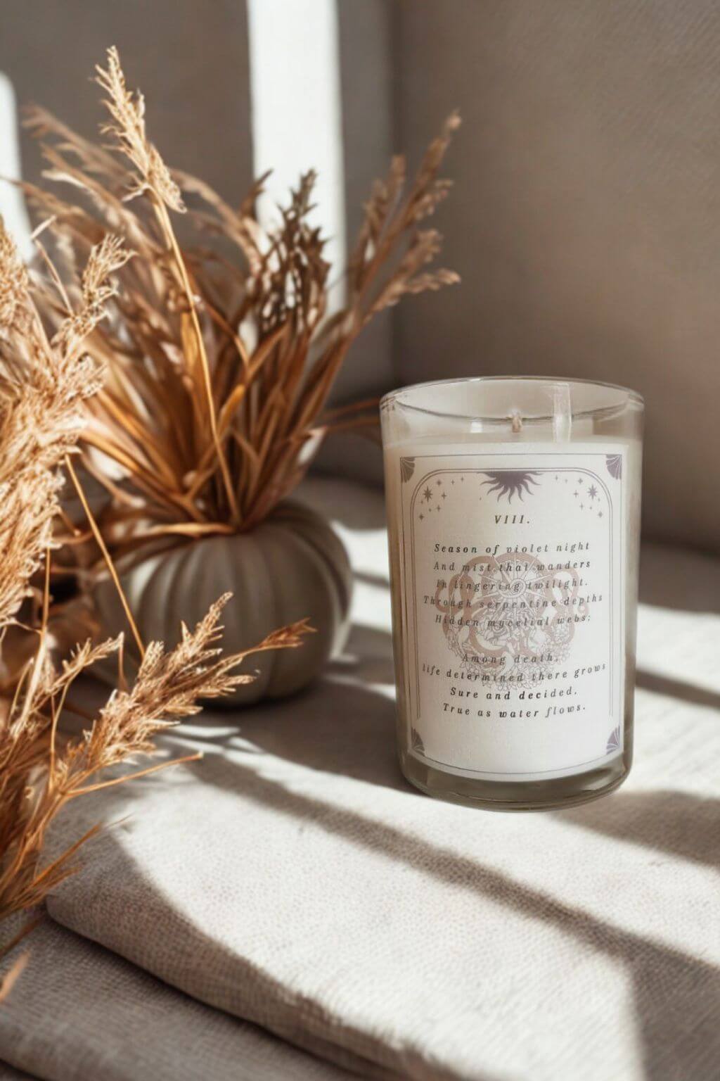 Scorpio Zodiac Candle | for the Alchemist of Shadow + Depth