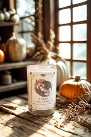 Virgo Zodiac Candle | for the Wise, the Observant, the Quietly Powerful