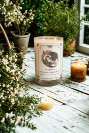 Virgo Zodiac Candle | for the Wise, the Observant, the Quietly Powerful