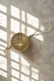 Handwoven Brass Tea Strainer