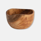 Natural Acacia Wood Snack Bowl