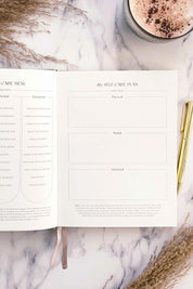 My Daily Self-Care Gratitude + Reflection Journal, Almond