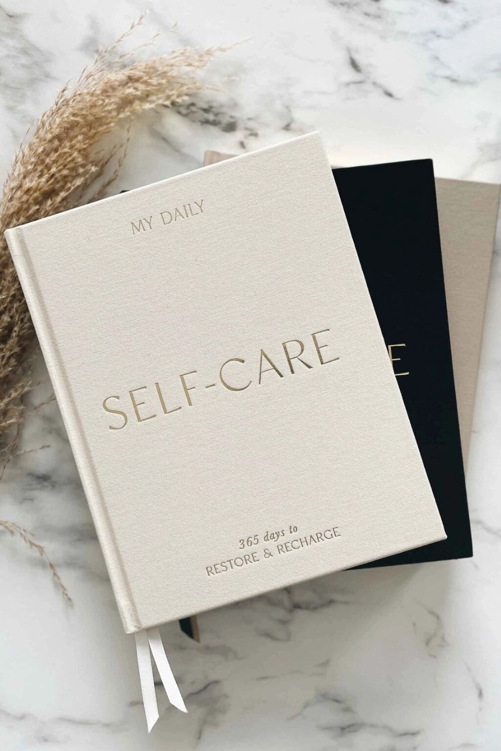 My Daily Self-Care Gratitude + Reflection Journal, Almond