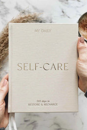 My Daily Self-Care Gratitude + Reflection Journal, Almond