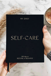 My Daily Self-Care Gratitude + Reflection Journal, Black