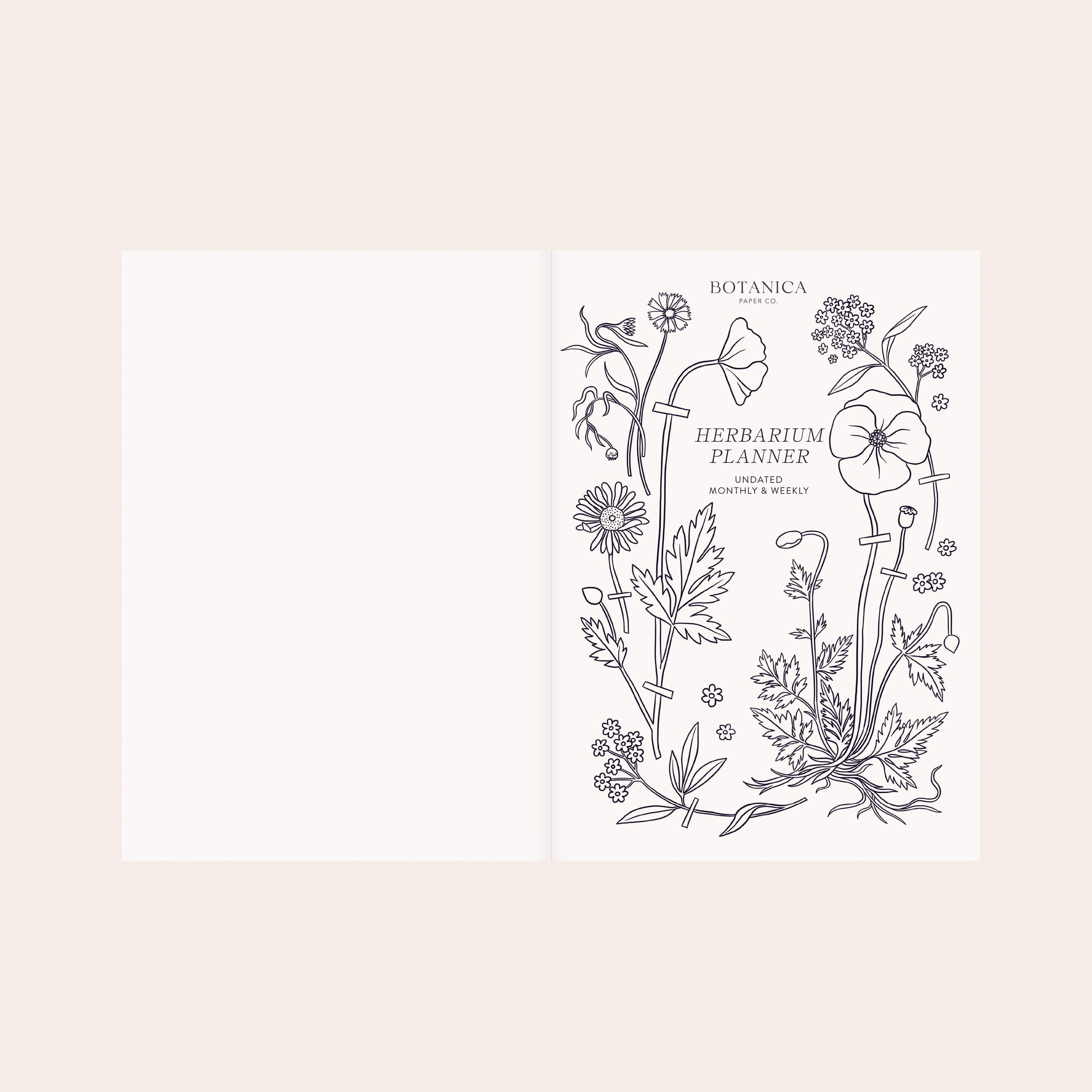 Herbarium | Linen-Bound Undated Planner