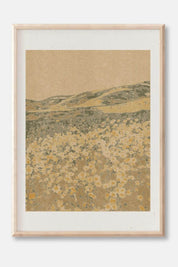 Field of 70's Wallpaper Art Print