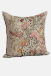 Desert Blooms Embroidered Pillow Cover