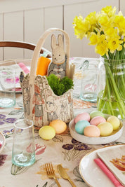 Easter Parade Embroidered Basket