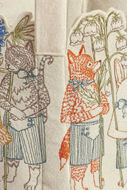 Easter Parade Embroidered Basket