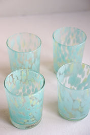 Glacier Handblown Glass Tumblers - Set of 4